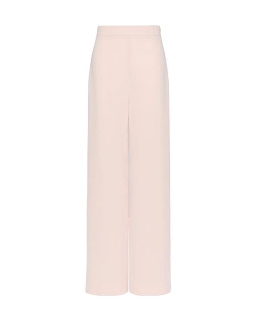 Max Mara Pink Straight-Leg Casual Pants