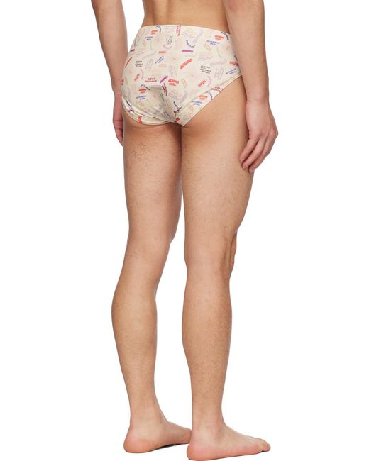 Jacquemus White Swimming Trunks for men