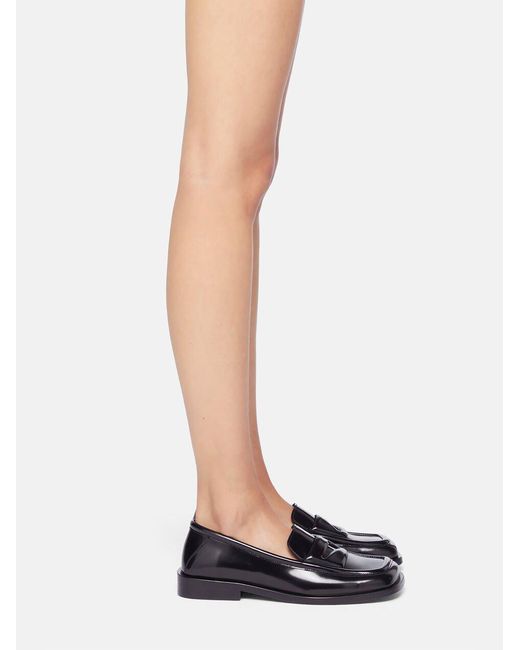 The Attico Black The Amanda College Flat Shoes