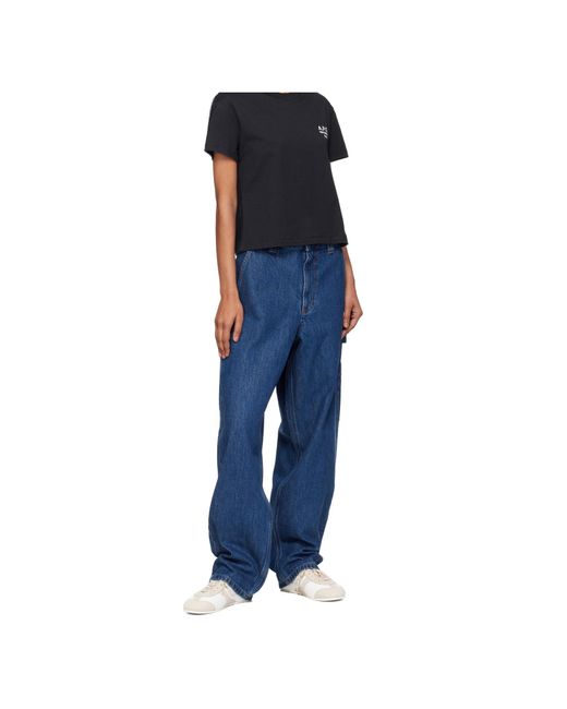 A.P.C. Blue Cargo Jeans for men