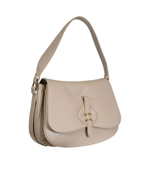 Coccinelle Natural Mavery Medium Flap Bag