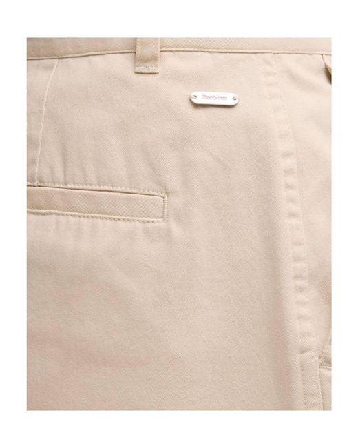 Barbour Natural Fern Pleated Shorts
