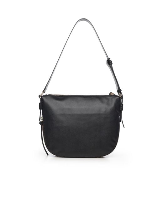 Pinko Black Top Zipped Shoulder Bag