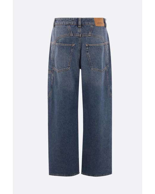 Isabel Marant Blue Belt Loop Denim Trousers