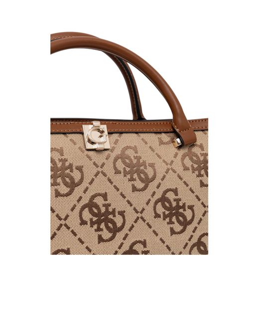 Guess Brown Double-Handled Shoulder Bag