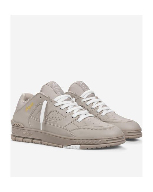 Axel Arigato Gray Area Leather Sneakers