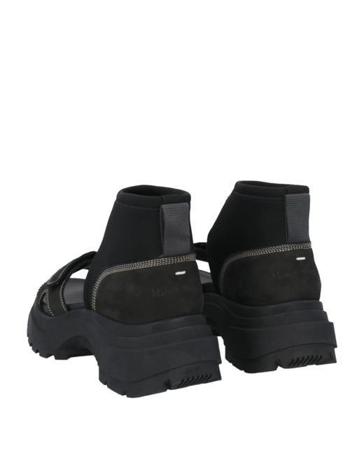 Maison Margiela Black Solid Color Sandals
