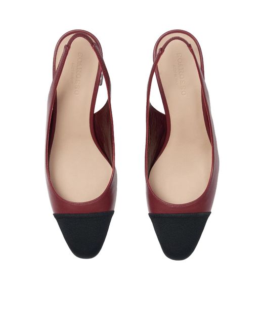 Scarosso Brown Miranda Slingback Pumps