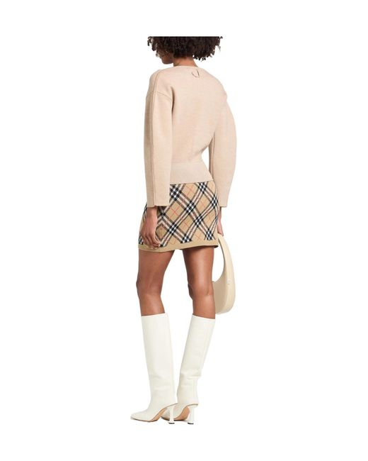 Burberry Brown Mini Skirts