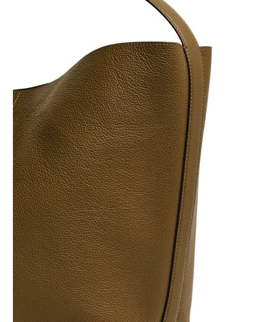 Totême  Brown Logo Handbag