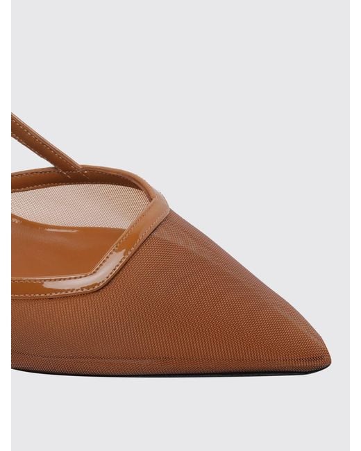 Stuart Weitzman Brown Open-Toe High-Heeled Sandals