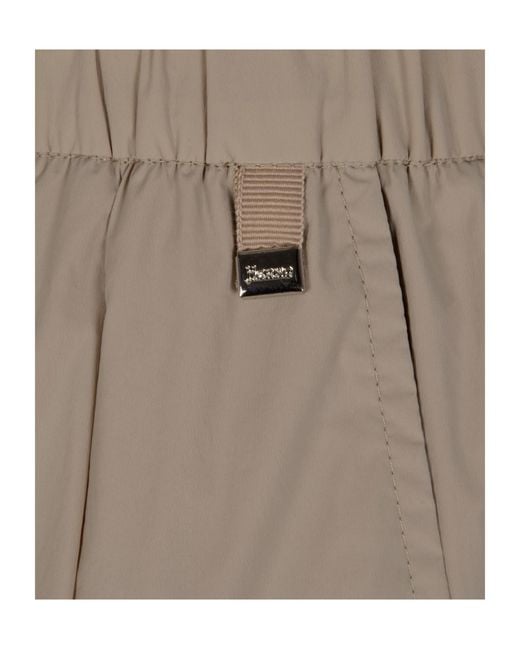 Herno Gray Pleated Drawstring Pants