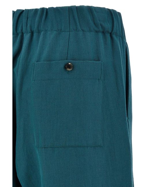 Dries Van Noten Green Pila Straight-Leg Pants