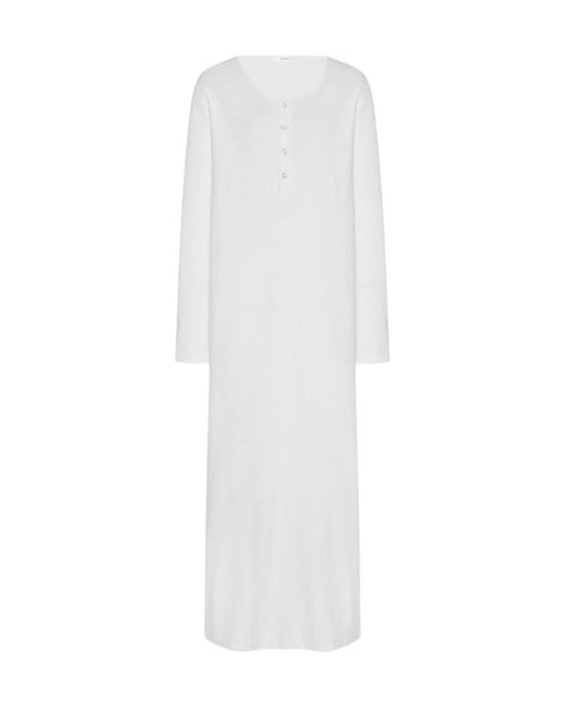 The Row White Latoya Dress