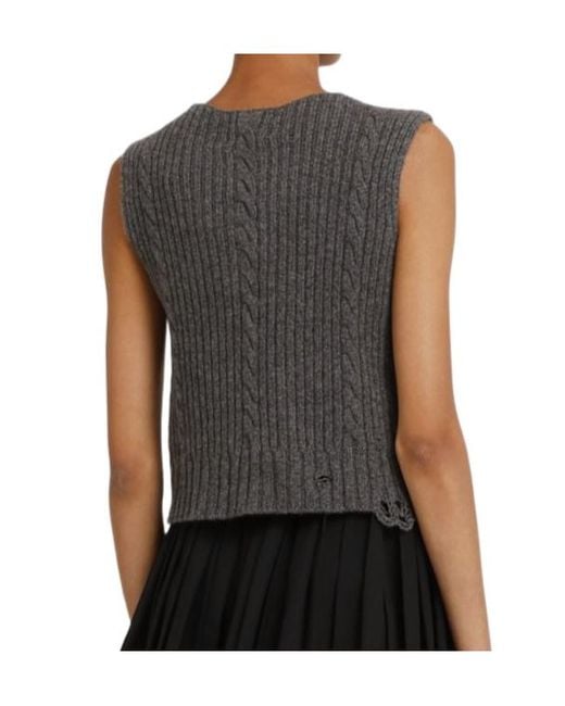 Enfants Riches Deprimes Black Fitted V-Neck Vest