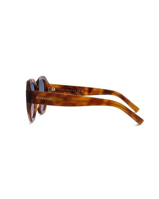 Givenchy Blue Eyewear Square Frame Sunglasses