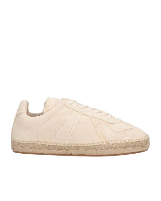 Maison Margiela Natural Minimal Solid Low-Top Casual Shoes