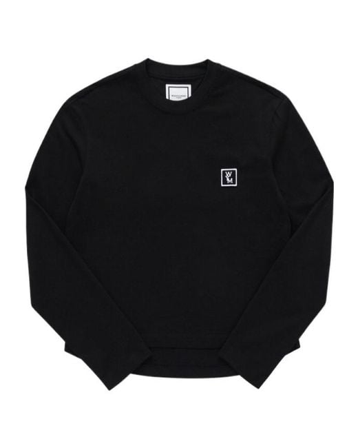 Wooyoungmi Black Long-Sleeved T-Shirt