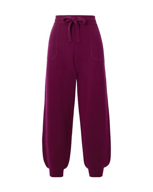 Eres Purple Drawstring Pocket Trousers