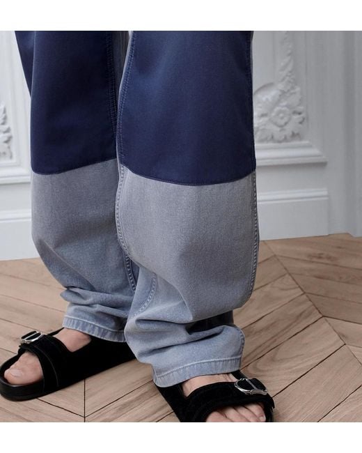 Dior Black Round-Toe Slippers for men