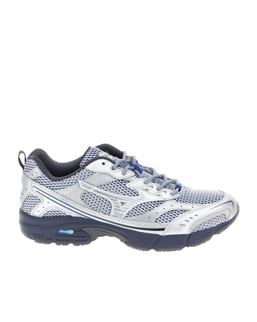 Mizuno Blue Mxr Mesh Lace-Up Sneakers for men