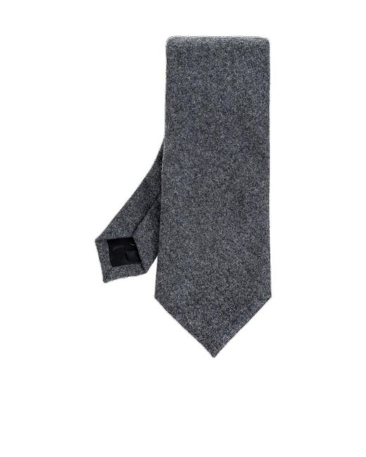 Bottega Veneta Gray Light Wool Flannel Tie for men