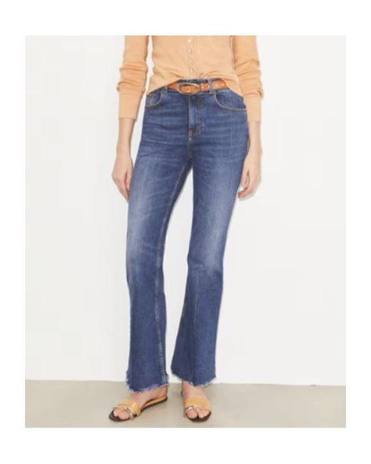 Tory Burch Blue Bootcut Jean