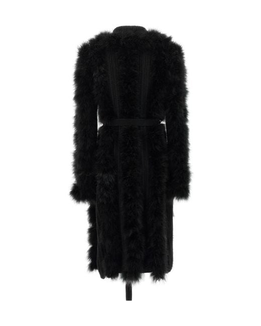 The Attico Black Long-Sleeved Coat