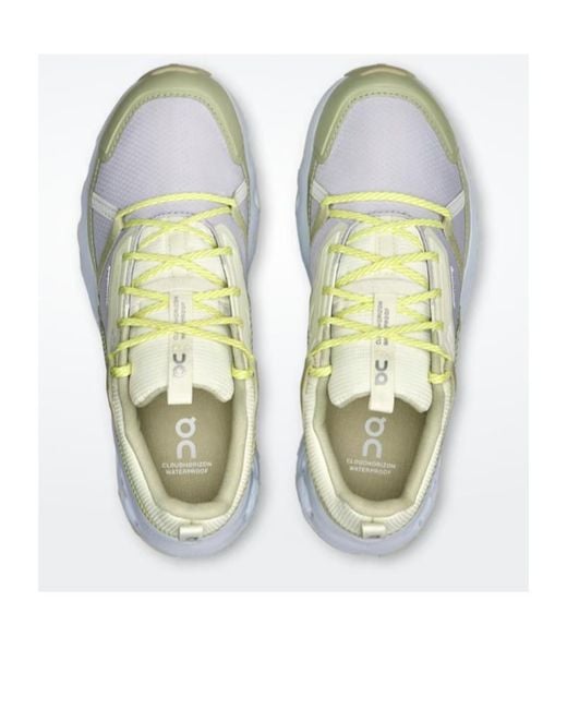 On Shoes Green Round-Toe Sneakers