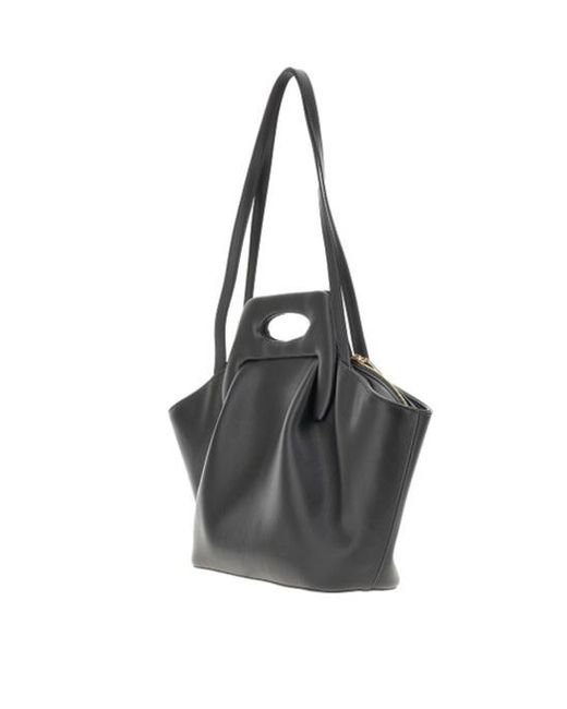 THEMOIRÈ Black Dhea Top Handle Bag