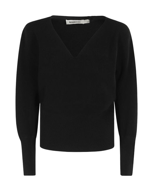 Jonathan Simkhai Black Montana Sweater
