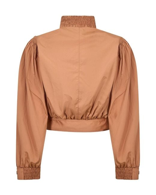 Chloé Brown Cropped Jacket
