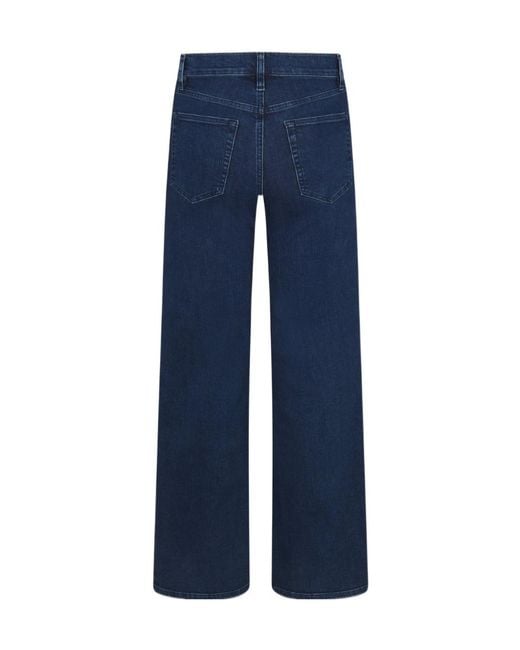 FRAME Blue Le Slim Palazzo Jeans