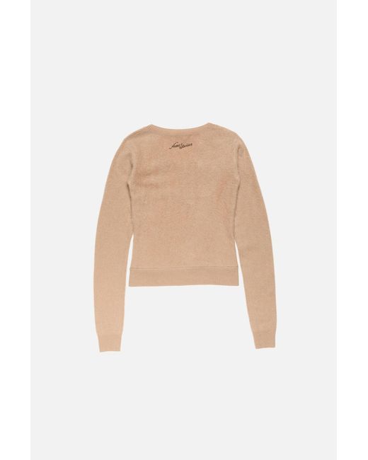 Acne Natural V-Neck Sweater