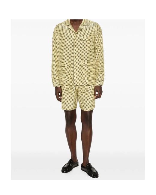Tom Ford Metallic Patterned Long-Sleeved Shirt for men
