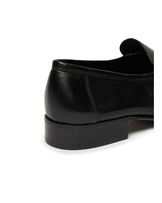 The Row Brown Round Head Loafer Shoes