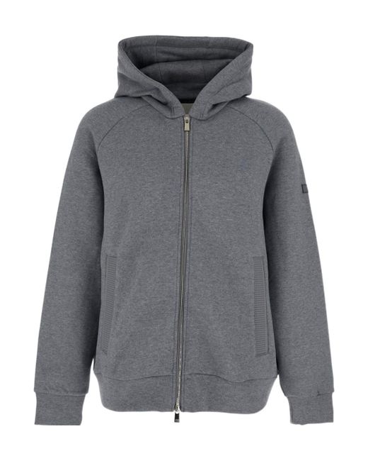 Tatras Gray Baccaro Hooded Zip Sweatshirt for men