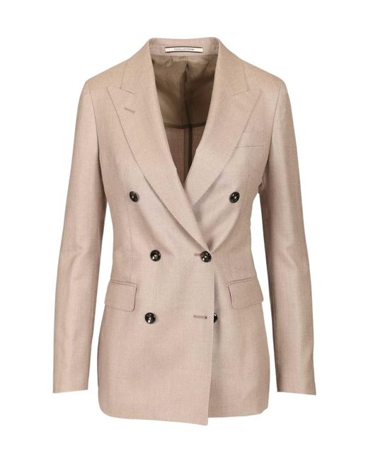 Tagliatore Natural Parigi Double-Breasted Blazer