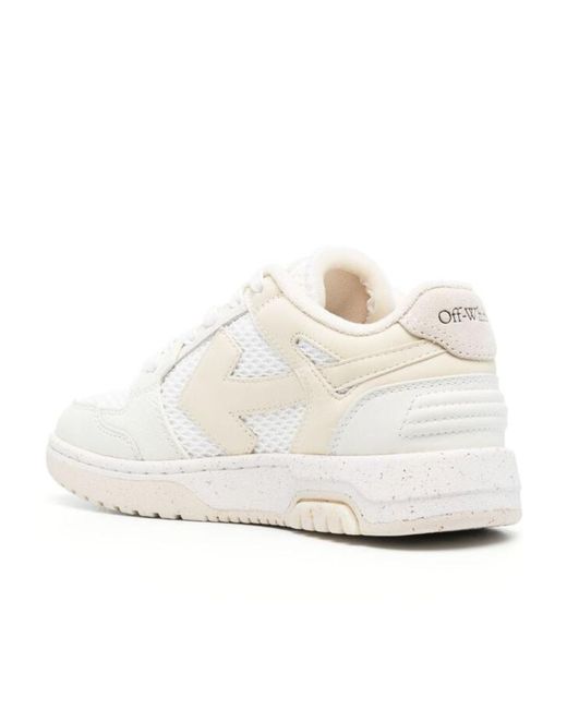 Off-White c/o Virgil Abloh White Out Of Office Low-Top Sneakers
