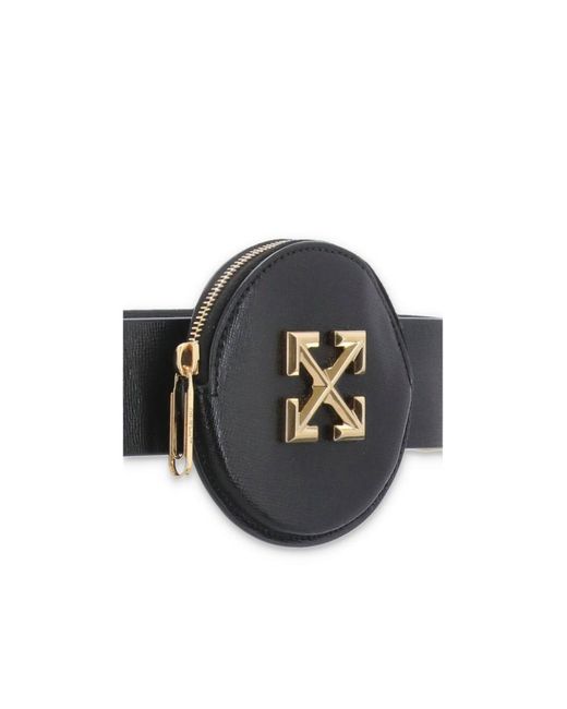 Off-White c/o Virgil Abloh White Arrows Plaque Purse Belt