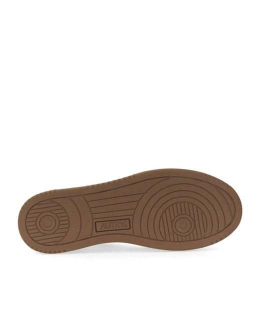 Autry Natural Medalist Super Vintage Low-Top Sneakers