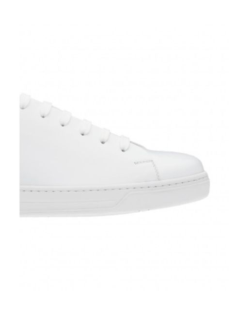 Prada White Low-Cut Casual Sneakers for men