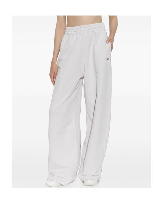 DIESEL Gray Elastic-Waist Athletic Pants