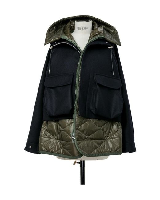 Sacai Multicolor Melton Blouson