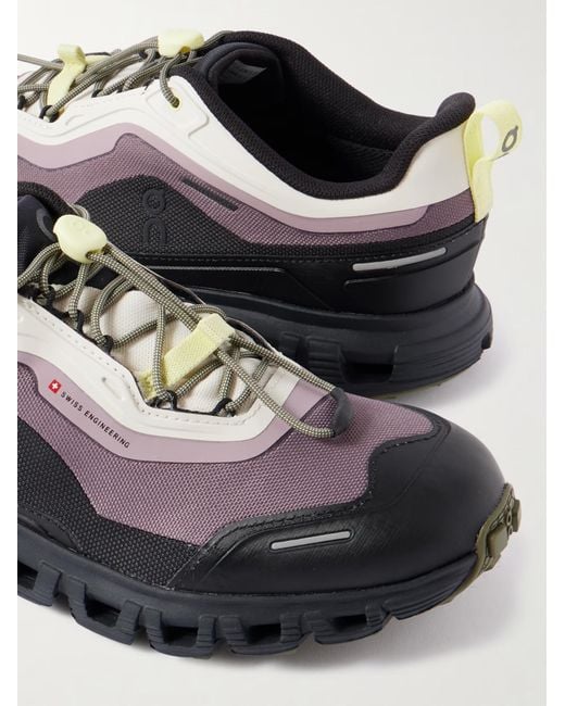 On Shoes Multicolor Rubber Trimmed Mesh Sneakers