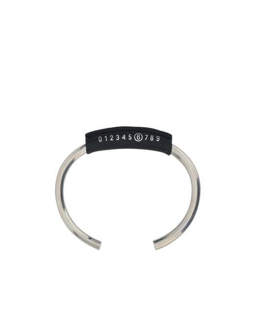 MM6 by Maison Margiela Gray Numeric Bracelet