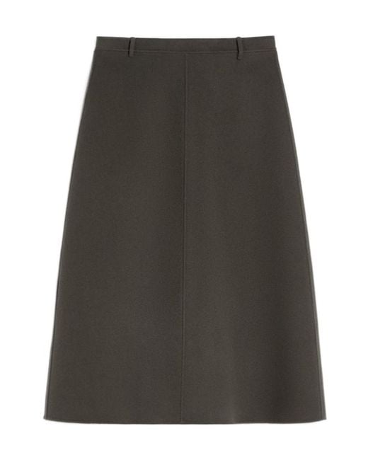 Max Mara Gray 'S Gloria Flared Midi Skirt