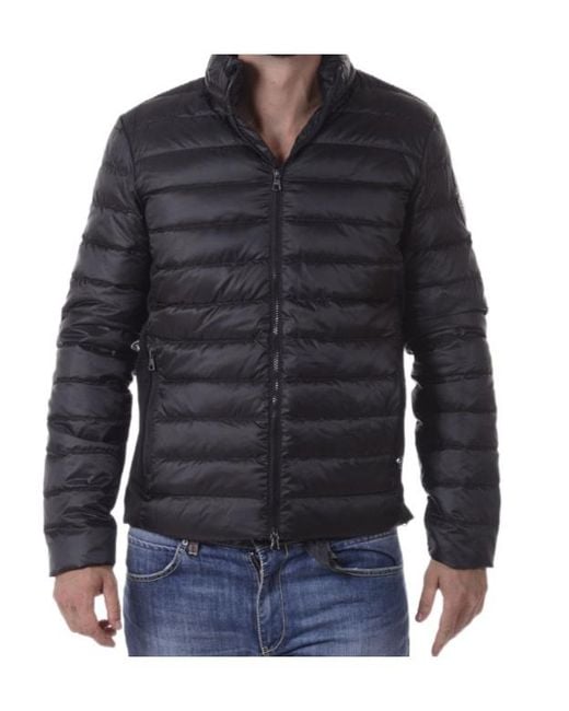 EA7 Blue Long-Sleeved Casual Jacket for men