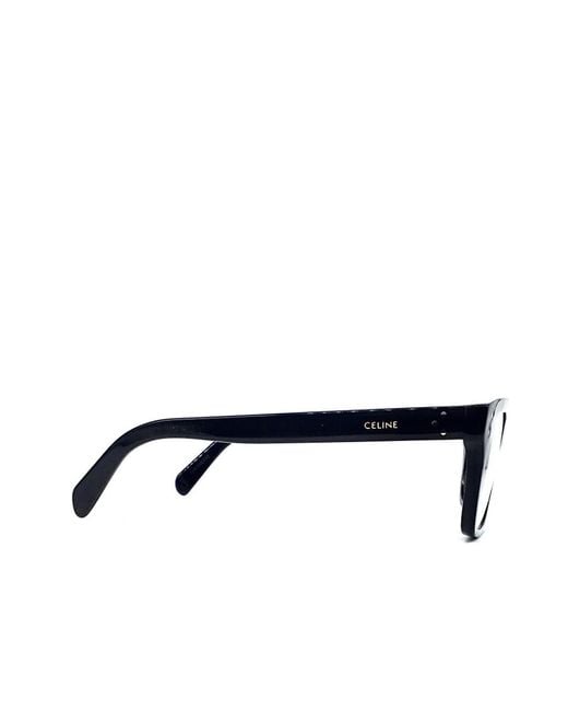 Céline White Logo Flat Mirror for men