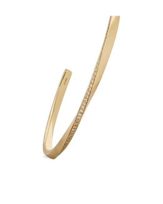 Céline White Torsion Bracelet